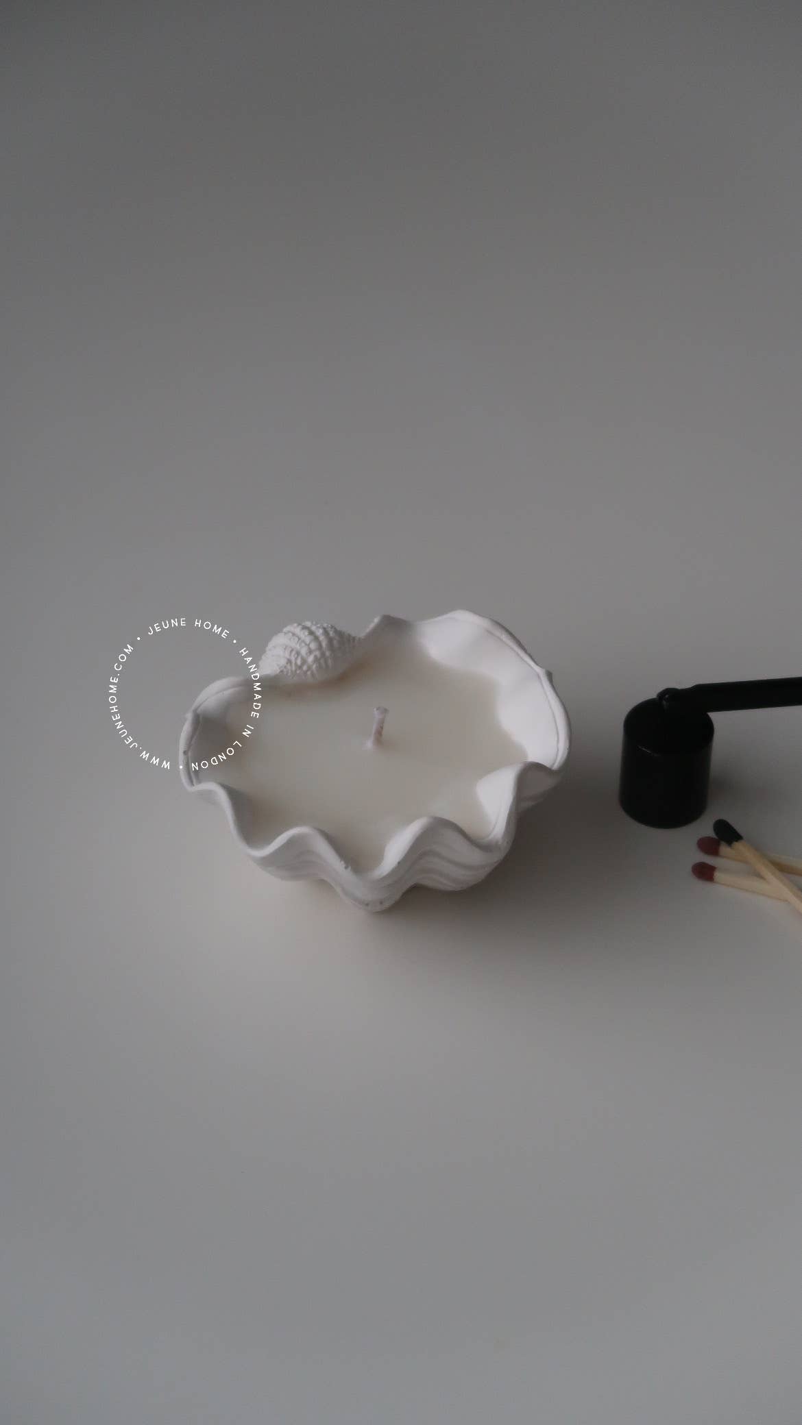 Jeune Home - Wholesale Jar/Filled Candle - Mini clam shell - custom scented candle | Summer candle 5