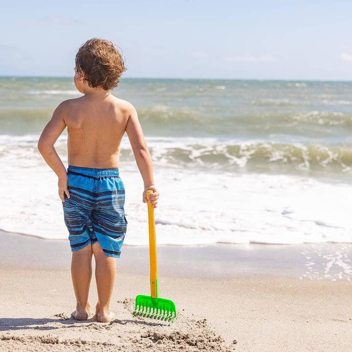 HABA USA - Wholesale Beach/Pool Toy - Kids & Baby - Long-Handled Garden Rake – Outdoor Play & Gardening Toy