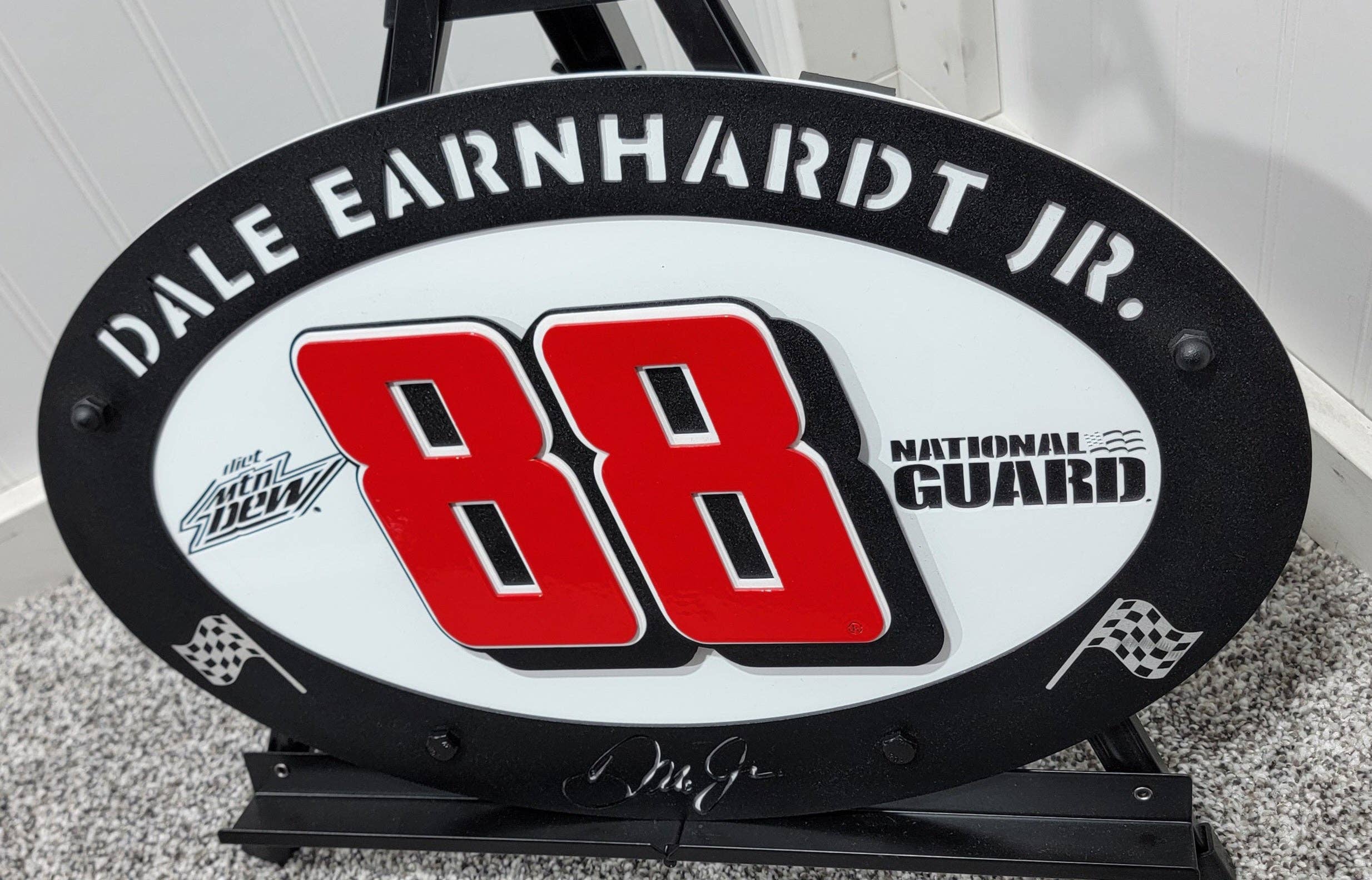 Premier Metal Art - Wholesale Sign - Dale Earnhardt Jr. #88 Oval 3D Premier Metal Diecast Display8