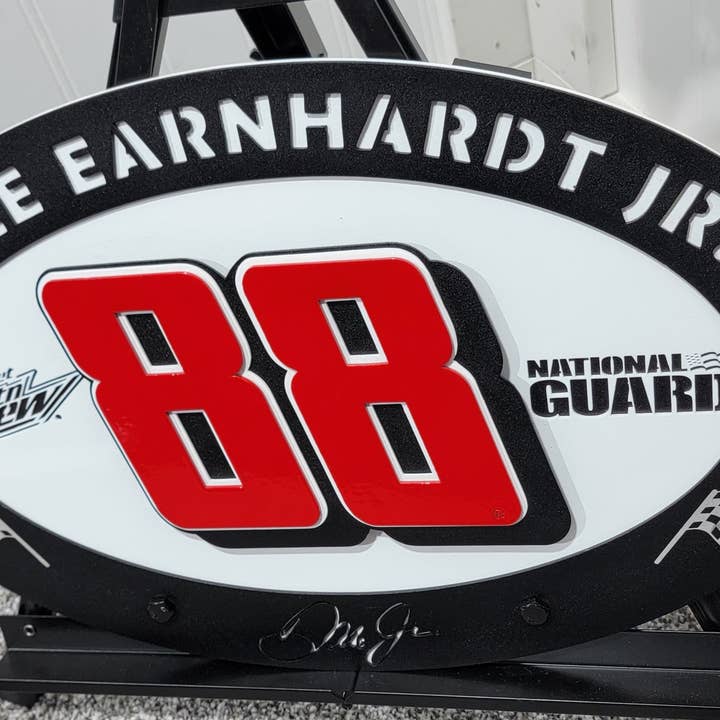 Premier Metal Art - Wholesale Sign - Dale Earnhardt Jr. #88 Oval 3D Premier Metal Diecast Display8