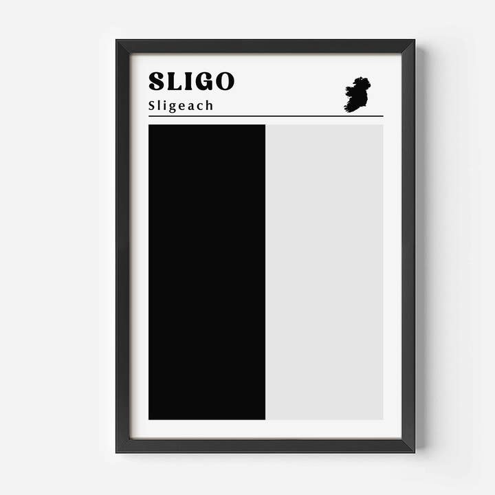 Sligo Flag Print A4 for wholesale by Breeze & Bubbles
