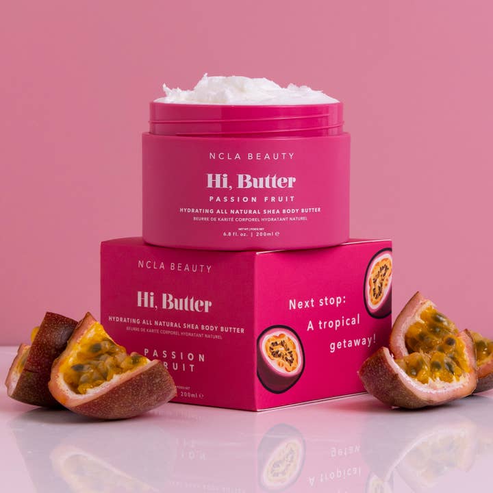 NCLA Beauty - Wholesale Body balm/butter - Hi, Butter All Natural Shea Body Butter - Passion Fruit1