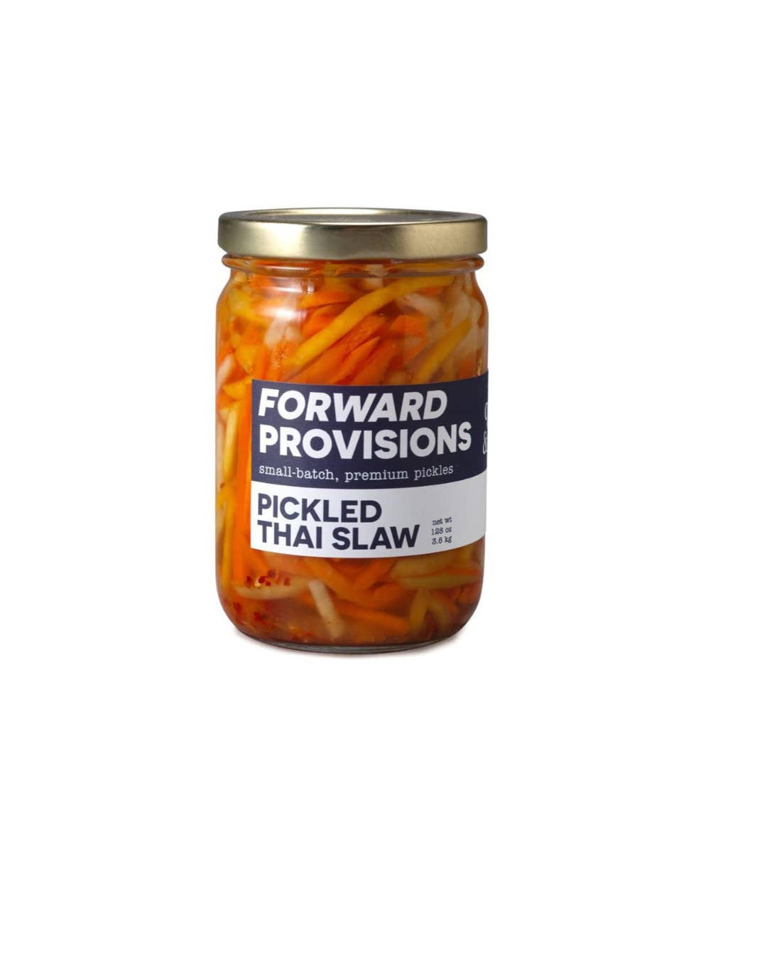 Gourmet Indulgences, LLC (dba Quince & Apple Company) - Wholesale Pickled Vegetables - Pickled Thai Slaw-Case of 12-12oz Jars