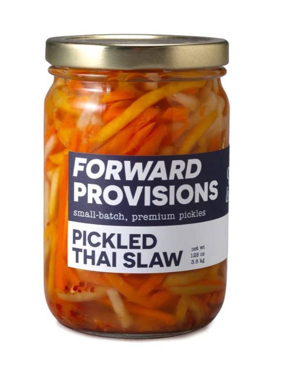 Pickled Thai Slaw-Case of 12-12oz Jars for wholesale by Gourmet Indulgences, LLC (dba Quince & Apple Company)