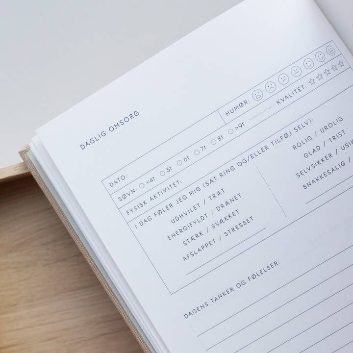 Kartotek Copenhagen - Wholesale Journal/Diary - Guided Journal // Omsorgsdagbog (Danish)2