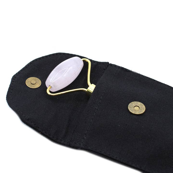 Euphoriq - Wholesale Face/Beauty Roller - Rose Quartz Gemstone Face Roller1