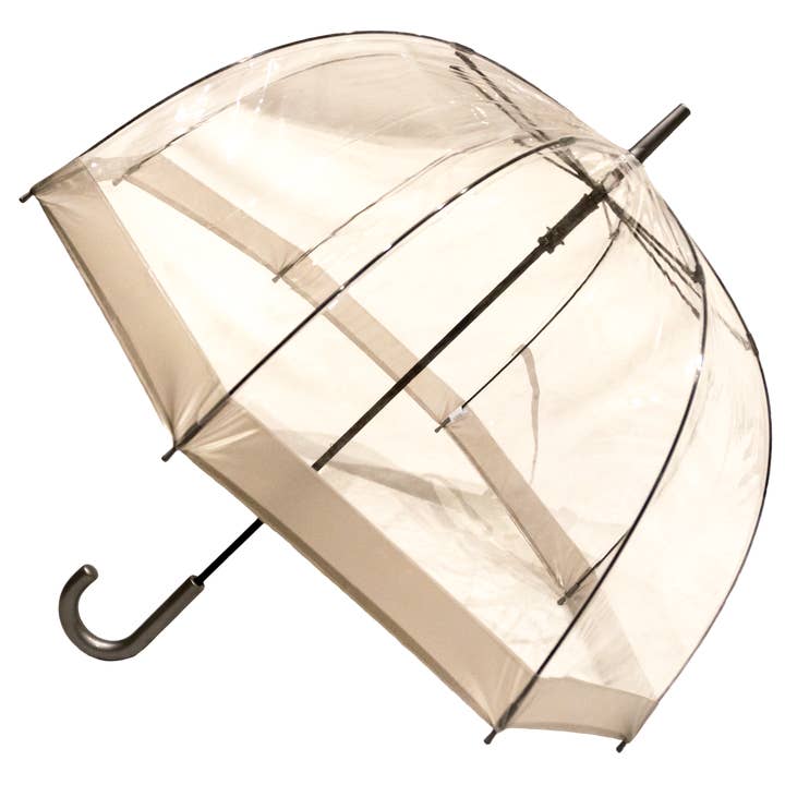 Soake - Wholesale Umbrella - Unisex - Everyday Clear Vinyl Dome Umbrella Silver1