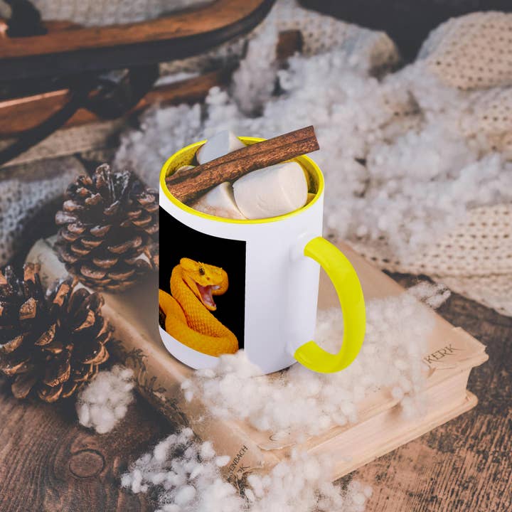 3dRose - Wholesale Coffee Mug - 3dRose, Eyelash Viper snake - NA02 DNO0896 - David Northcott, Mug5