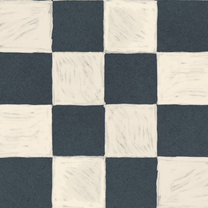Checker Board - Navy for wholesale by Lunedesignco
