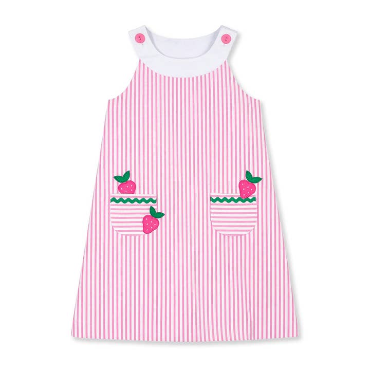 Seersucker Dress With Strawberries for wholesale by Florence Eiseman