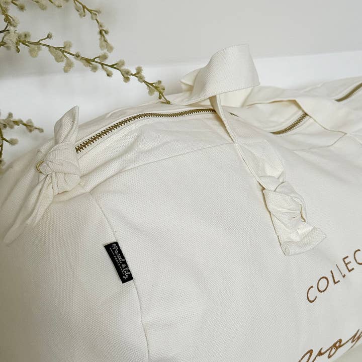 Marcel & Lily - Vente Sac de voyage – femme - Sac Polochon "Collectionneuse de Voyages" milk