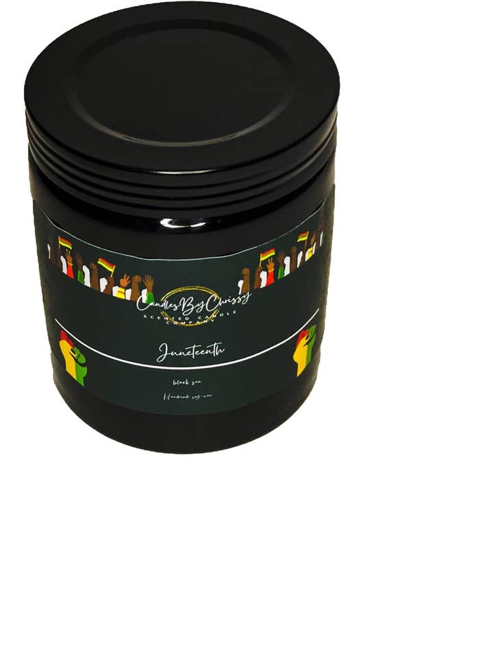 Handmade Juneteenth Farm House Jar - Endurance for wholesale by Candles By Chrissy