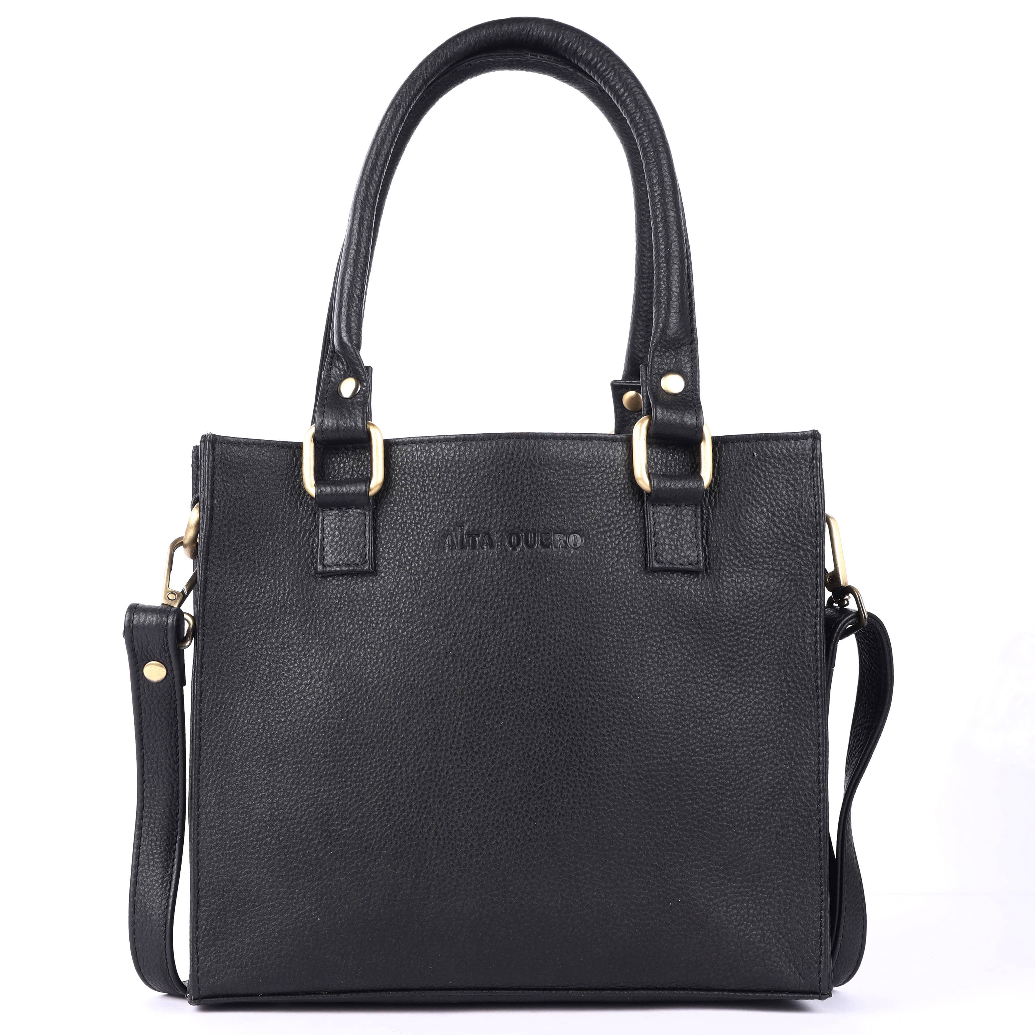 Alta Quero - Wholesale Crossbody Bag - Women's - Genuine Leather Crossbody Purse – Black - Retailer Favorite3