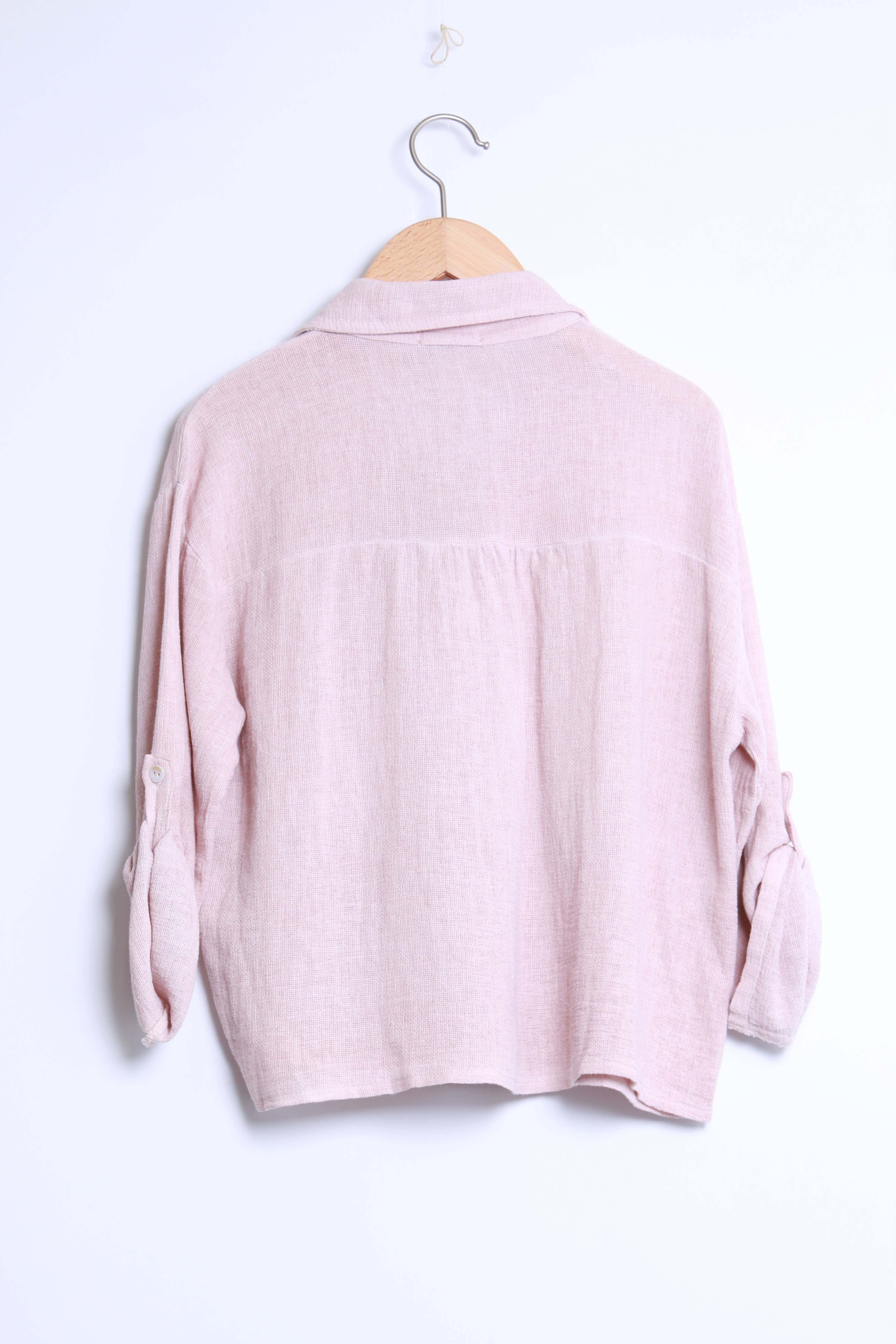 Shyloh - Wholesale Button Down Shirt - Women's - Linen cotton top 1578220