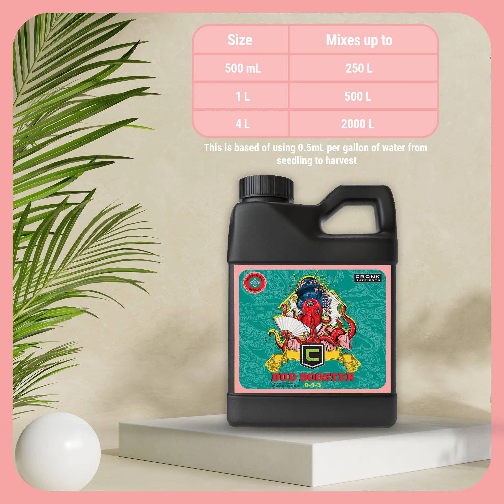 Cronk Nutrients - Wholesale Fertiliser - Bud Booster | Bigger Buds and Increased Yields12