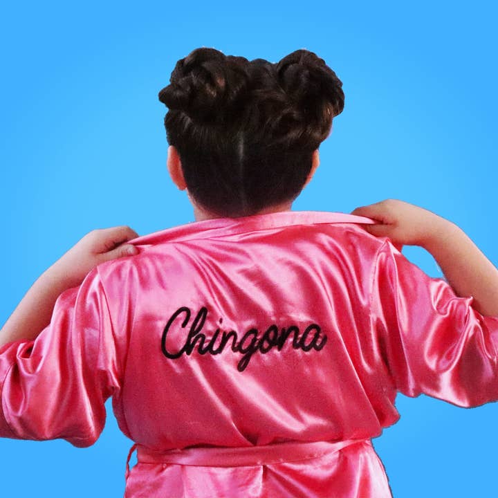 Kids Chingona Robe for wholesale by Loquita bath and body
