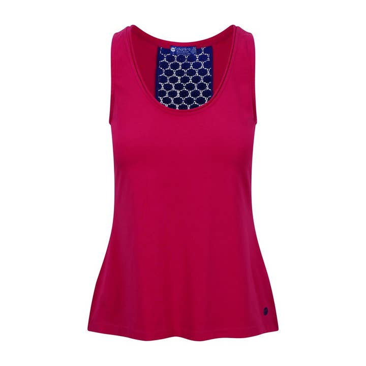 Contrast Chic Tank for wholesale by chaYkra (eco wellness wear)