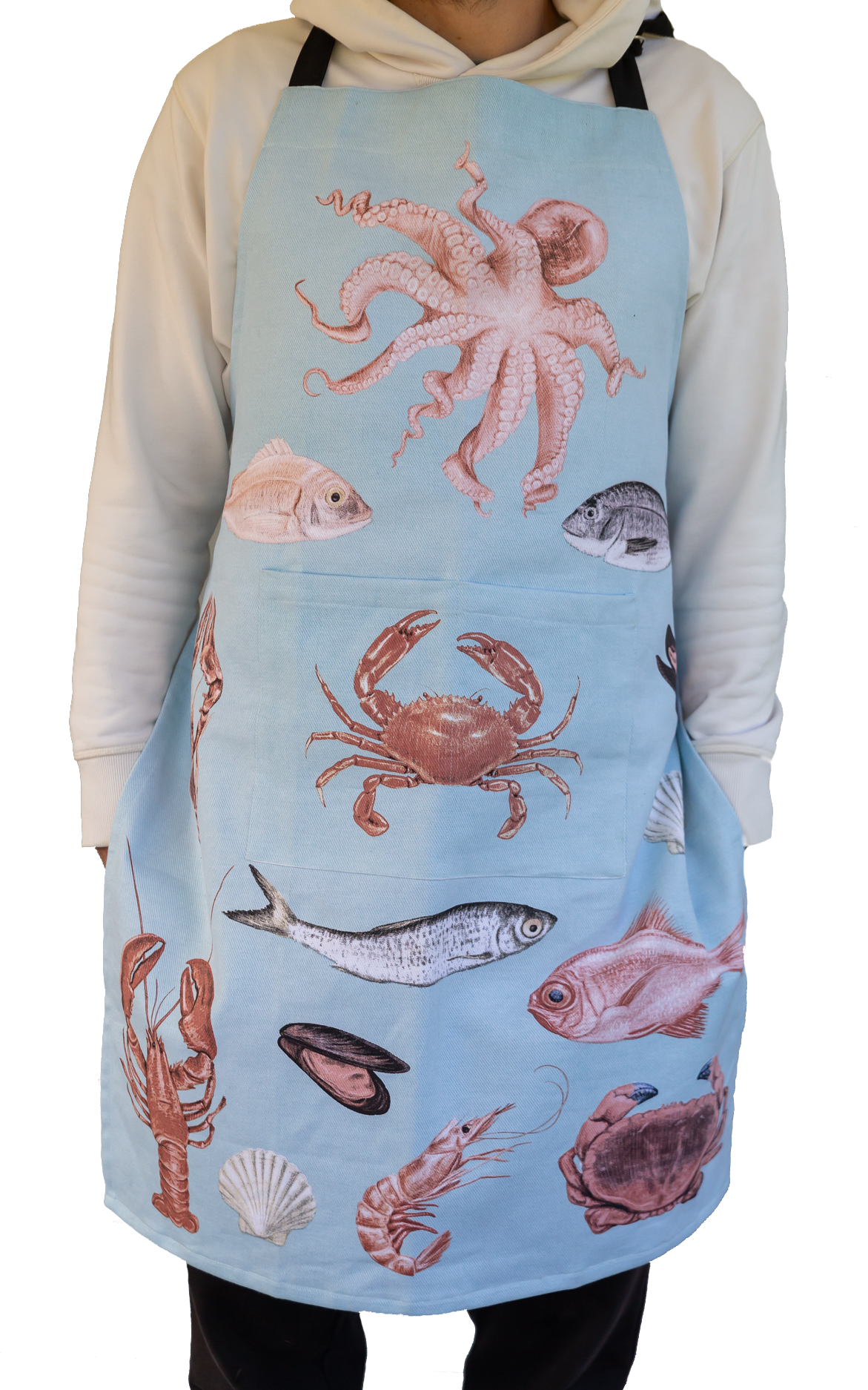 Allgifts Australia - Wholesale Apron - Apron (Heavy Drill) - Fisherman Basket0