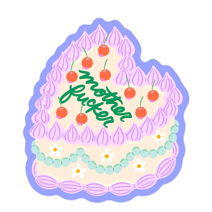 Autocollant de Gâteau Vintage Enculé pour la vente par KANDS.CO