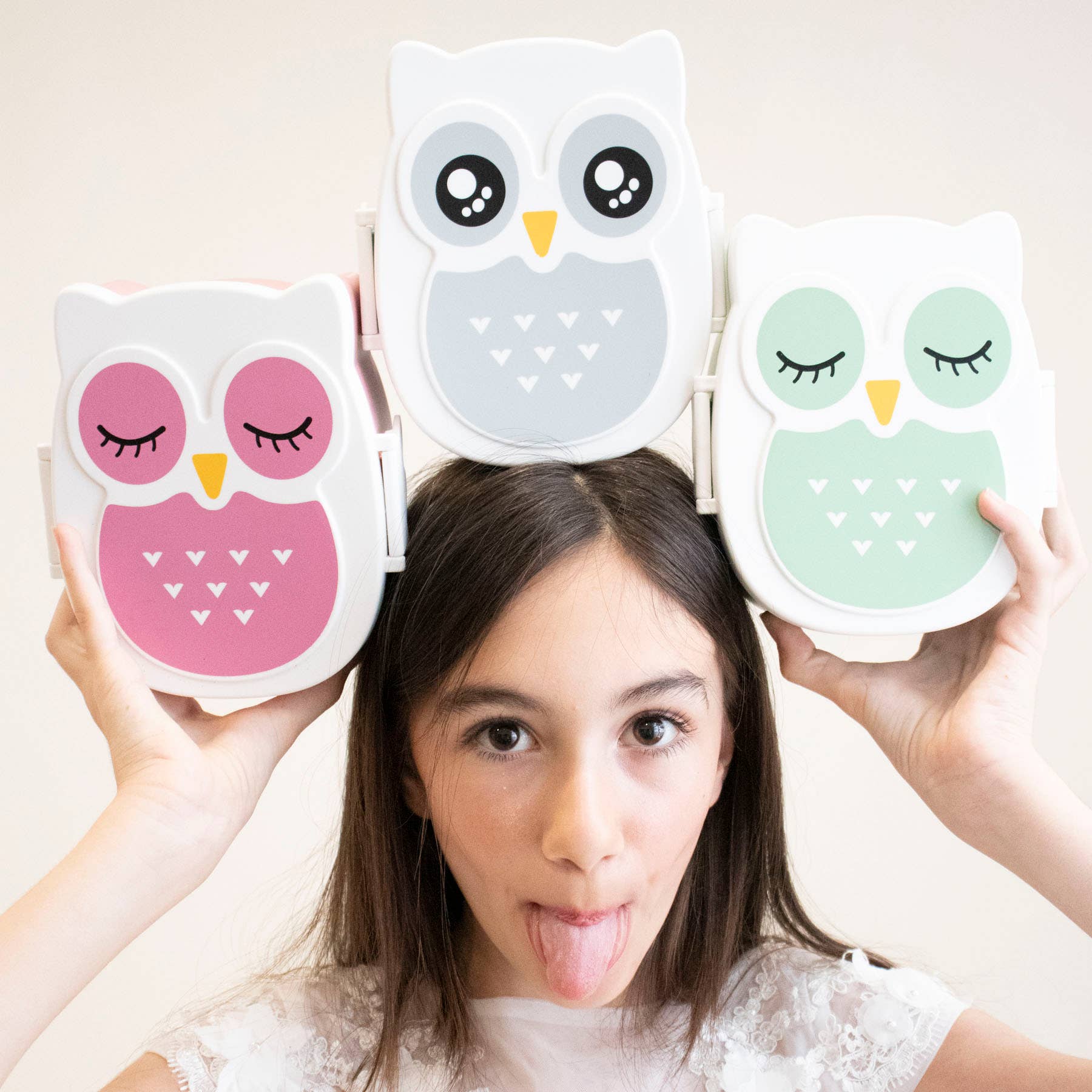 Menthe Boite à goûter - Chouette Menthe - sans BPA  en vente sur Faire15