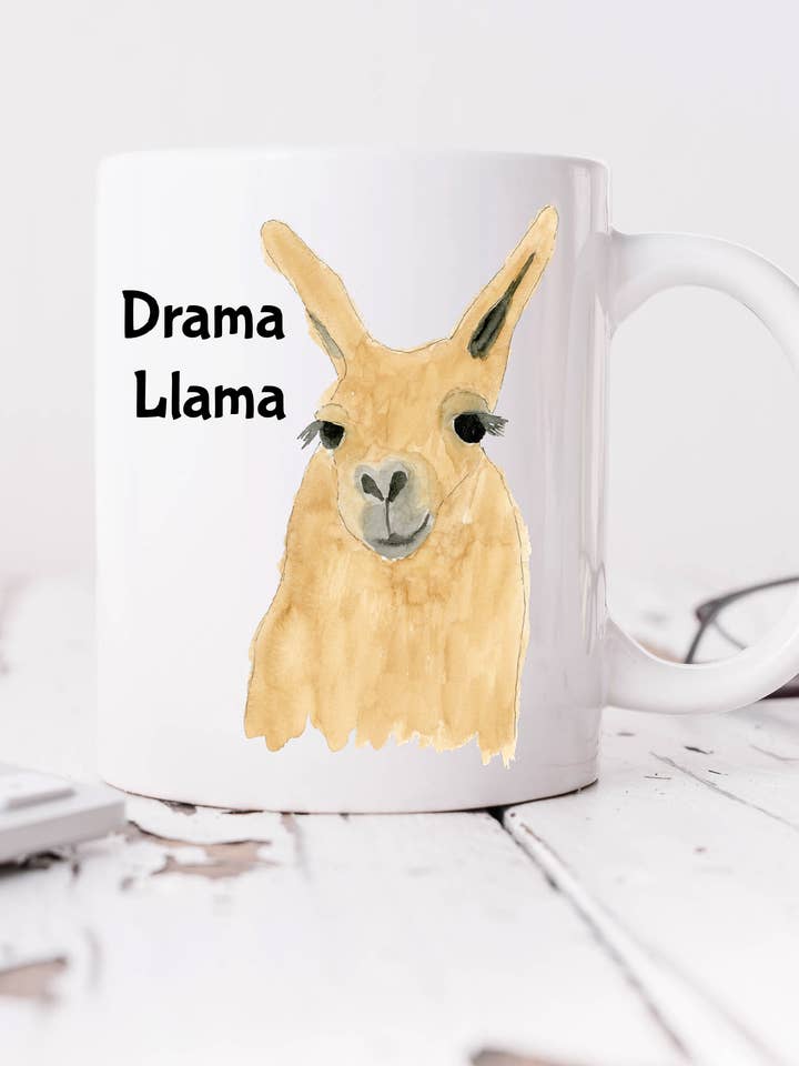 Caneca Drama Lhama por atacado de Krafty Inc