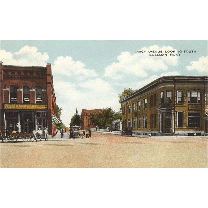 Found Image Press - Wholesale Art Print - Art Print MT-358 Tracy Avenue, Bozeman, Montana