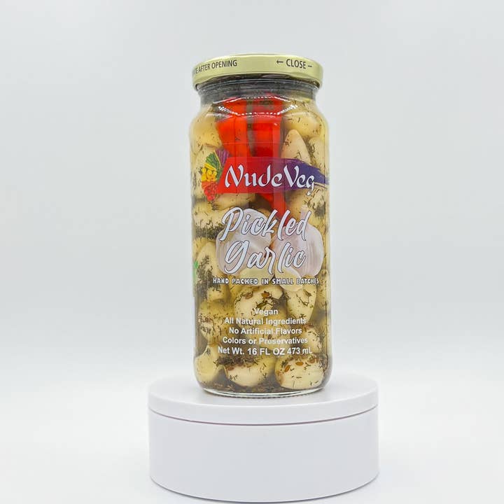 Ayurveg | NudeVeg Pickles - Wholesale Pickled Vegetables - Handcrafted Pickled Garlic | Spicy Dill | Artisanal Pickles