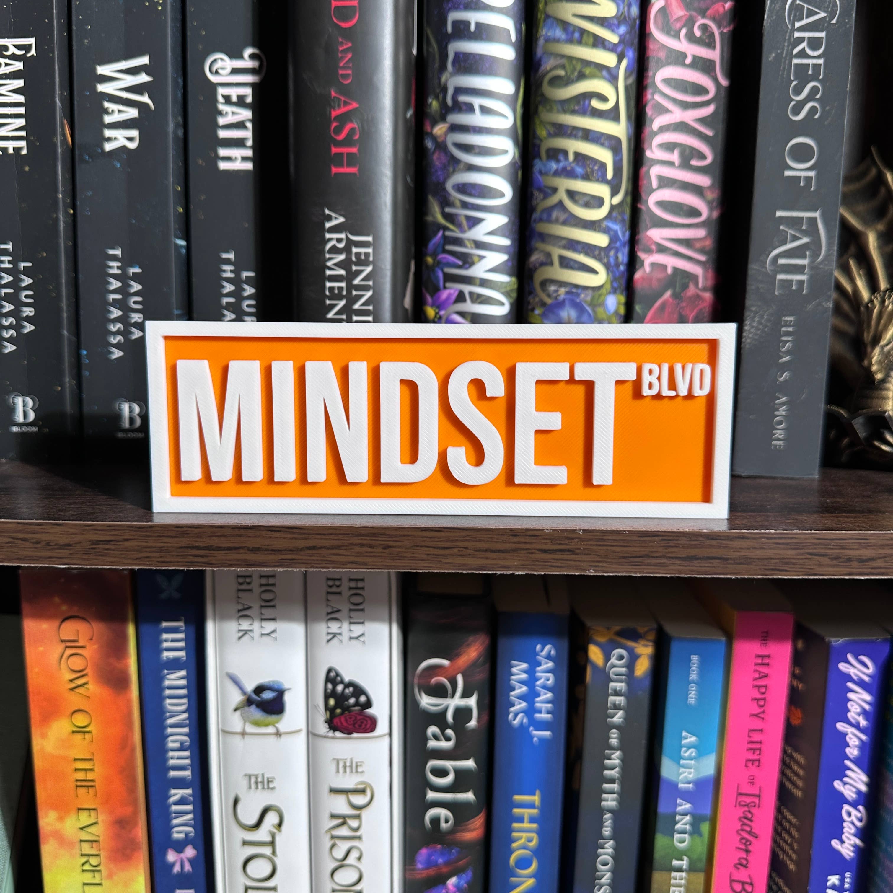 The Crafted Nook - Vente Pancarte - Panneau de signalisation d'état d'esprit | Décoration d'étagère3