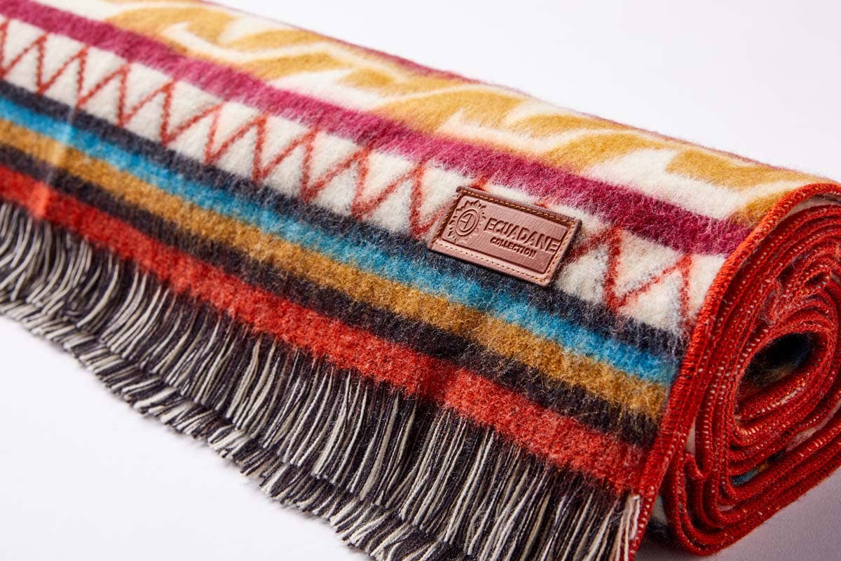 Ecuadane - Wholesale Throw Blanket - Reversible Southwest Aztec Blanket, Throw Size Boho Bedding10