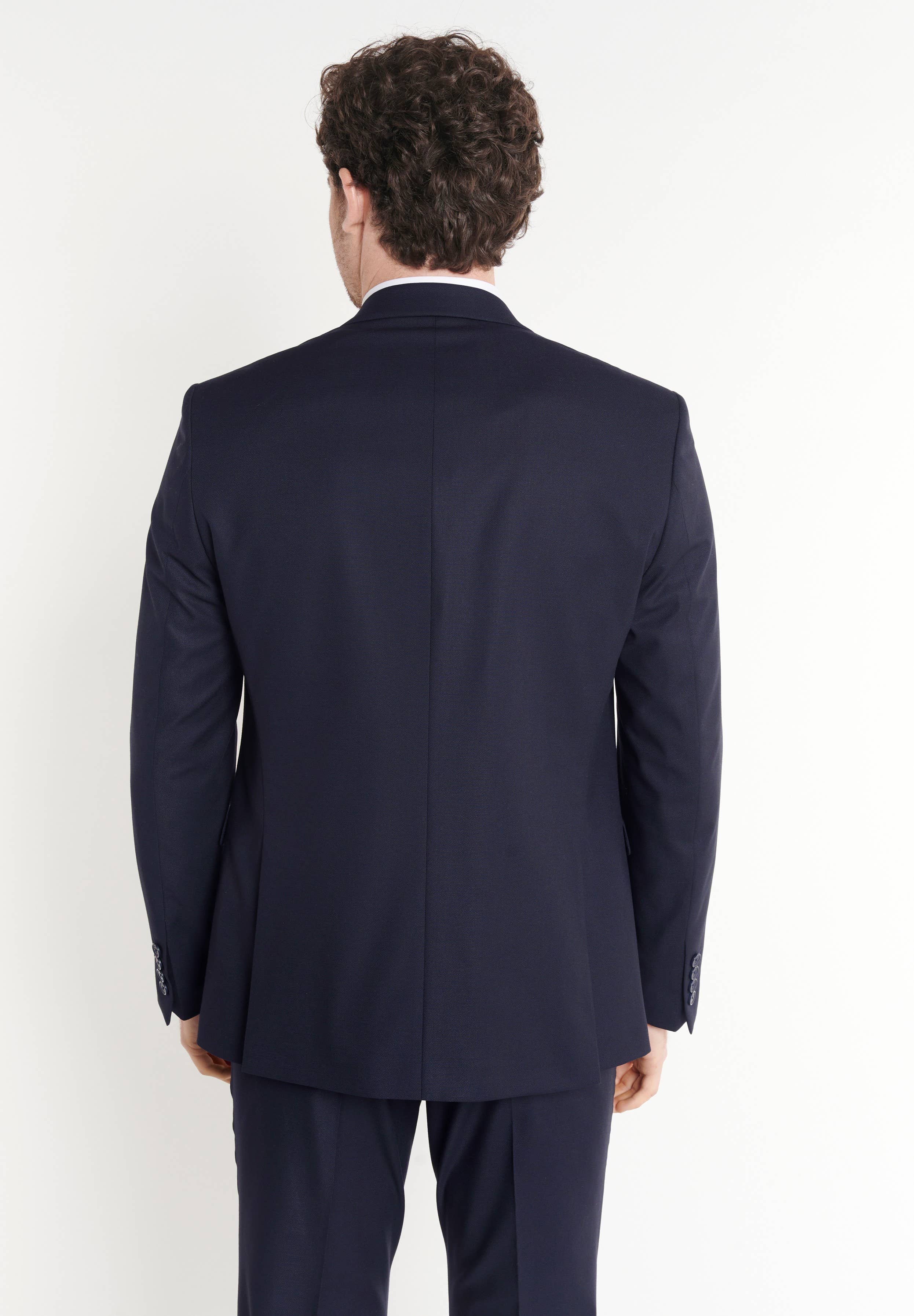 navy Steffen Klein Men's Three-Piece Suit for wholesale on Faire1