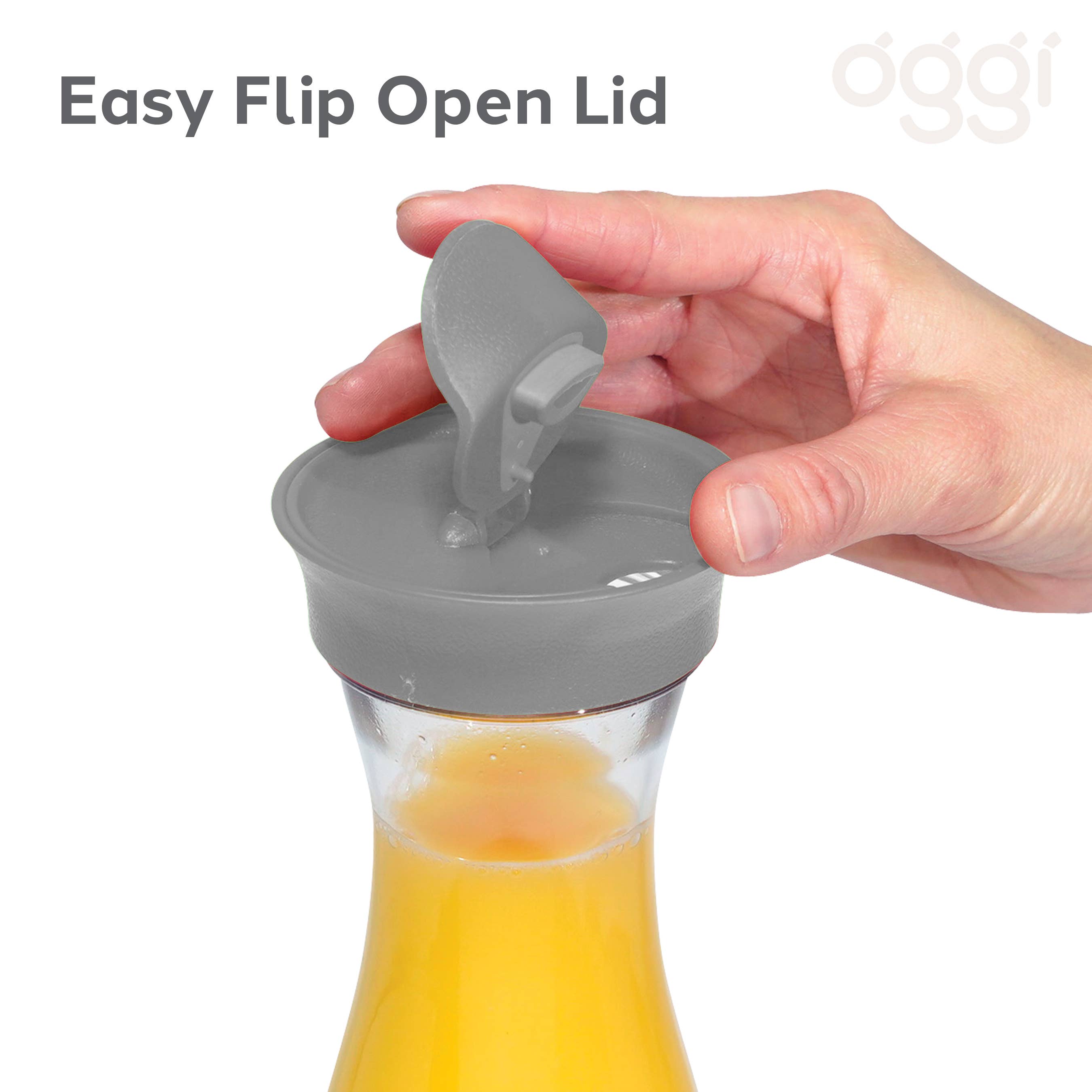 Oggi - Wholesale Juicer - JuIce Jar w/ Flip-Open Lid (1.6 lt, 54 oz)5