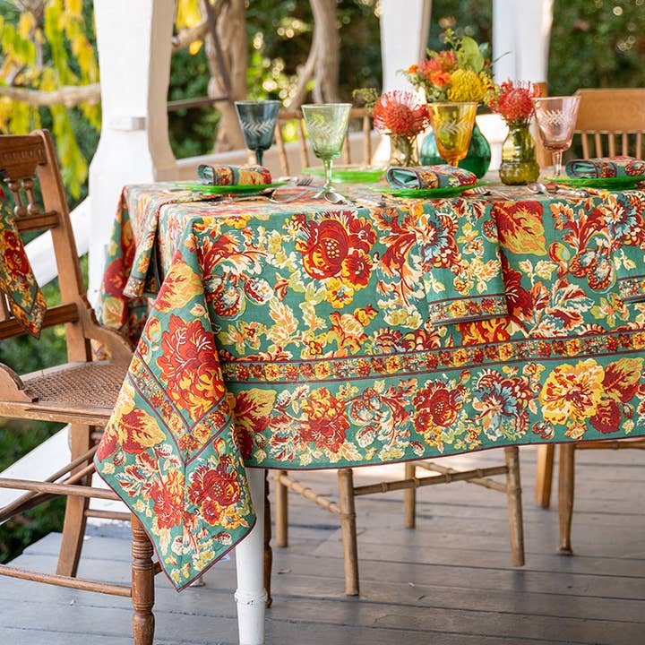 Granatäppleduk - Teal för wholesale av April Cornell