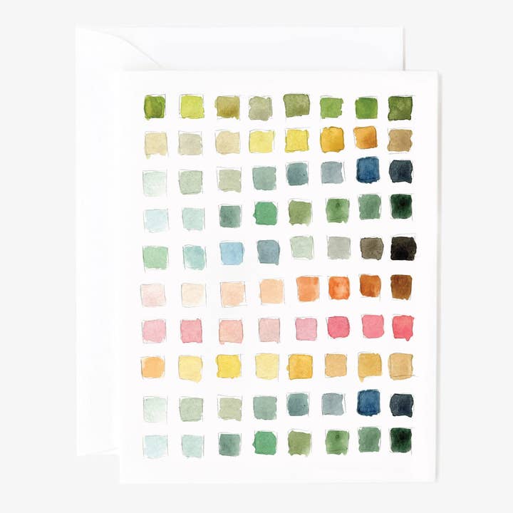 emily lex studio - Wholesale Stationery/Notecard Set - paint swatch notecard