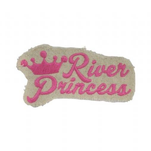 Distressed - Principessa del Fiume Rosa, Toppa Ricamata Termoadesiva per la vendita all'ingrosso da parte di Wholesale Applique