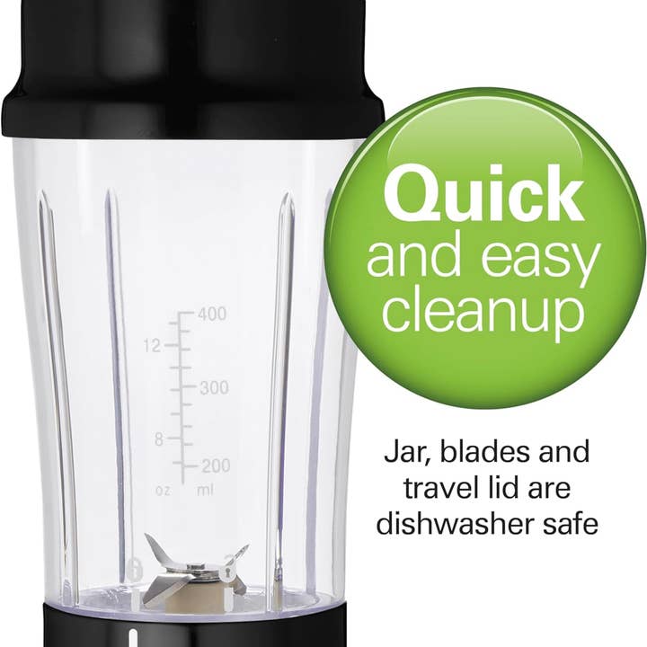 JupiterGear Home - Wholesale Blender - Hamilton Beach Personal Portable Blender w Travel Lid