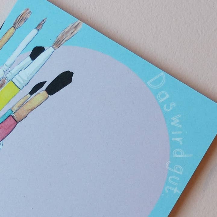 Bloco de notas 10x10 cm "Vai correr bem" por atacado de Wonder Of Today