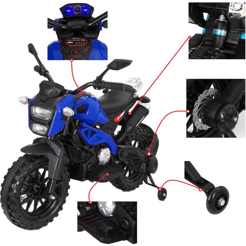 39F Inc. - Wholesale Bike/Scooter - Kids - 12V Electric Kids Motorcycle with Brake & Wheels9