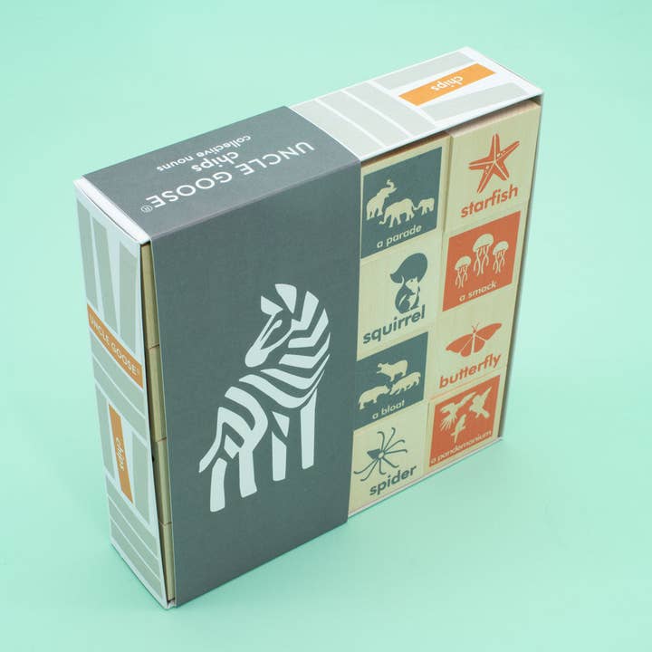 Uncle Goose - Wholesale Wood Toy - Kids - Uncle Goose Chips - Collective Nouns6