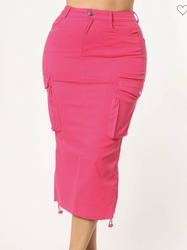 HIGH WAIST CARGO SKIRT WITH ADJUSTABLE STRAP for wholesale by JBLA FASHION