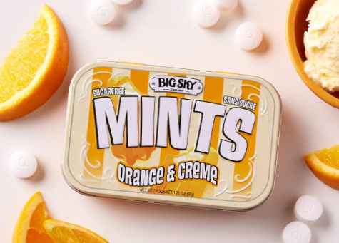 iSweet.ca - Wholesale Mints - Canada - Big Sky - Sugar Free Mints - Orange & Crème 50 g0