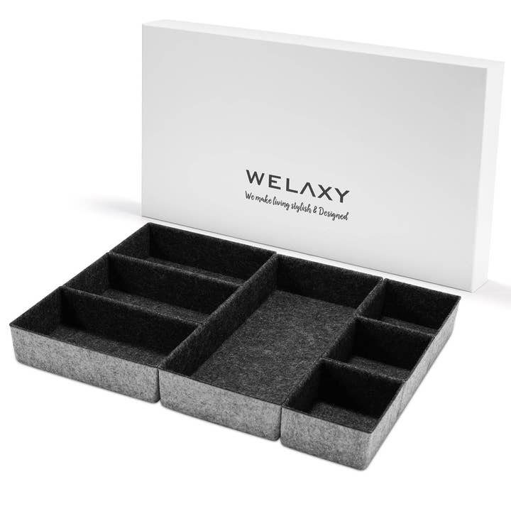 Simple Drawer Organizer - 7 Piece for wholesale by Welaxy