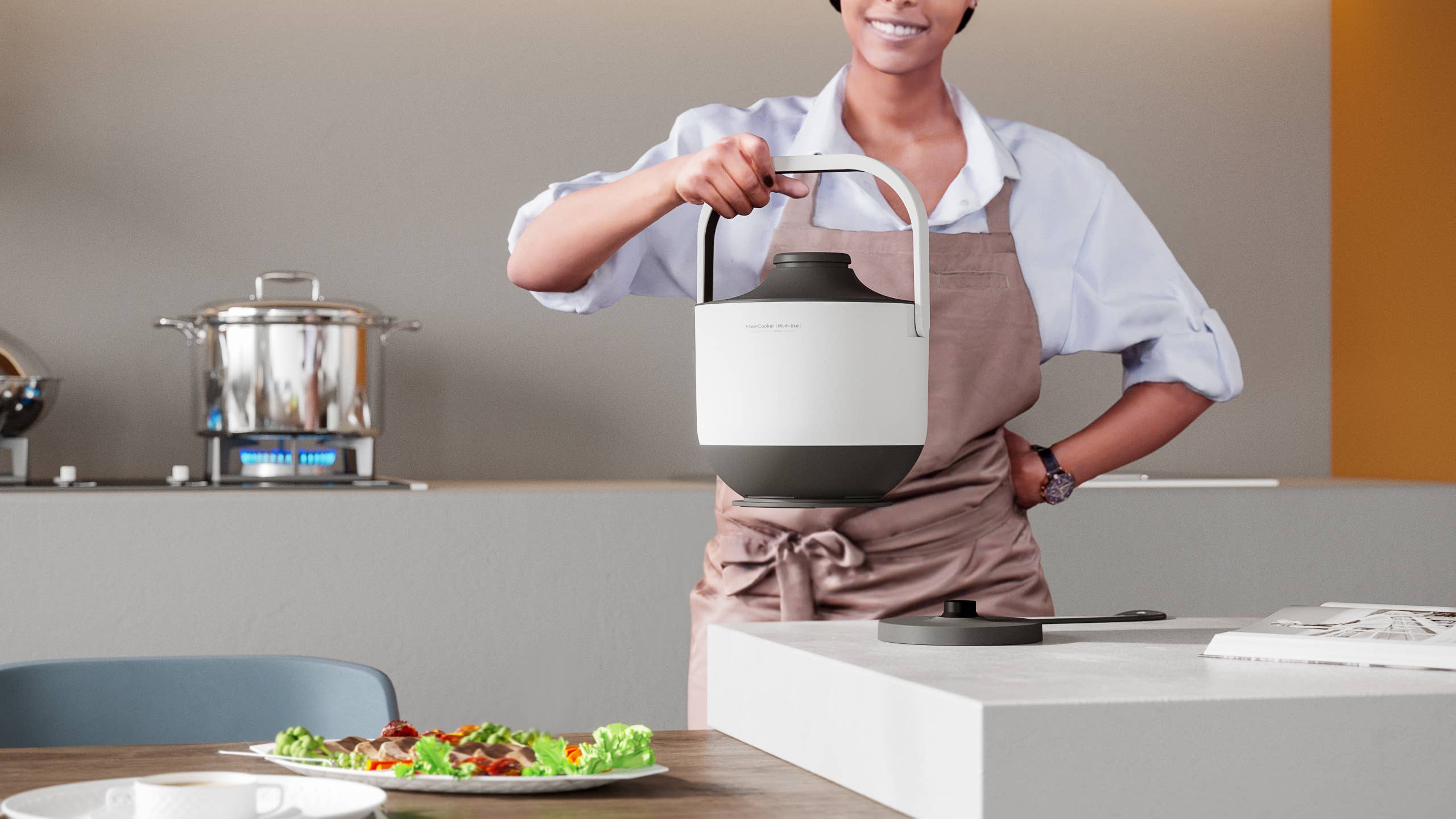 Allocacoc DesignNest - Wholesale Kitchen Appliance - PowerCooker - multi-cooker with detachable heating base9