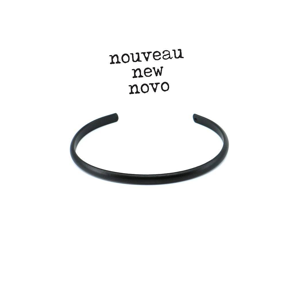Être - Bracelets & Accessories - Wholesale Cuff Bracelet - Men's Bracelet | Afurada - notte