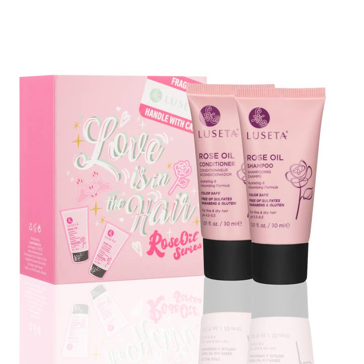 Rose Oil Travel Set - 2 x 1.01oz for wholesale by Luseta Beauty