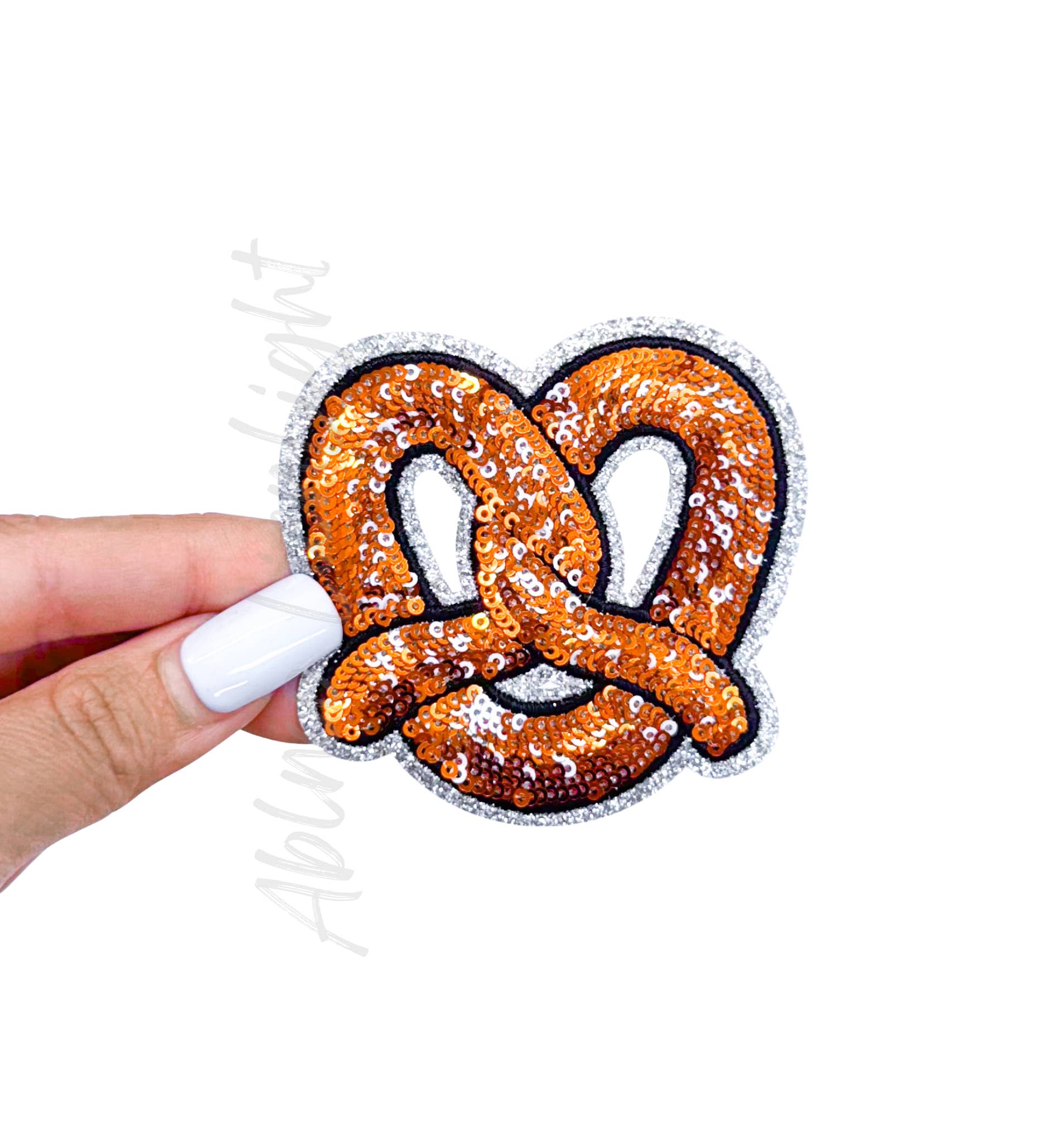 ABLNco - Wholesale Patch - Pretzel Food Sequin Patch