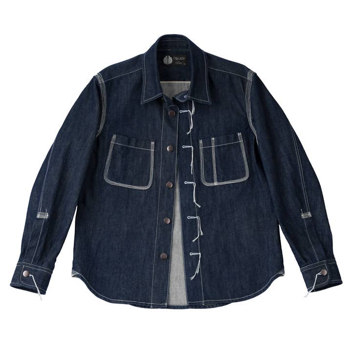 Veste en jean Selvedge pour la vente par OBLADI by D'énigme