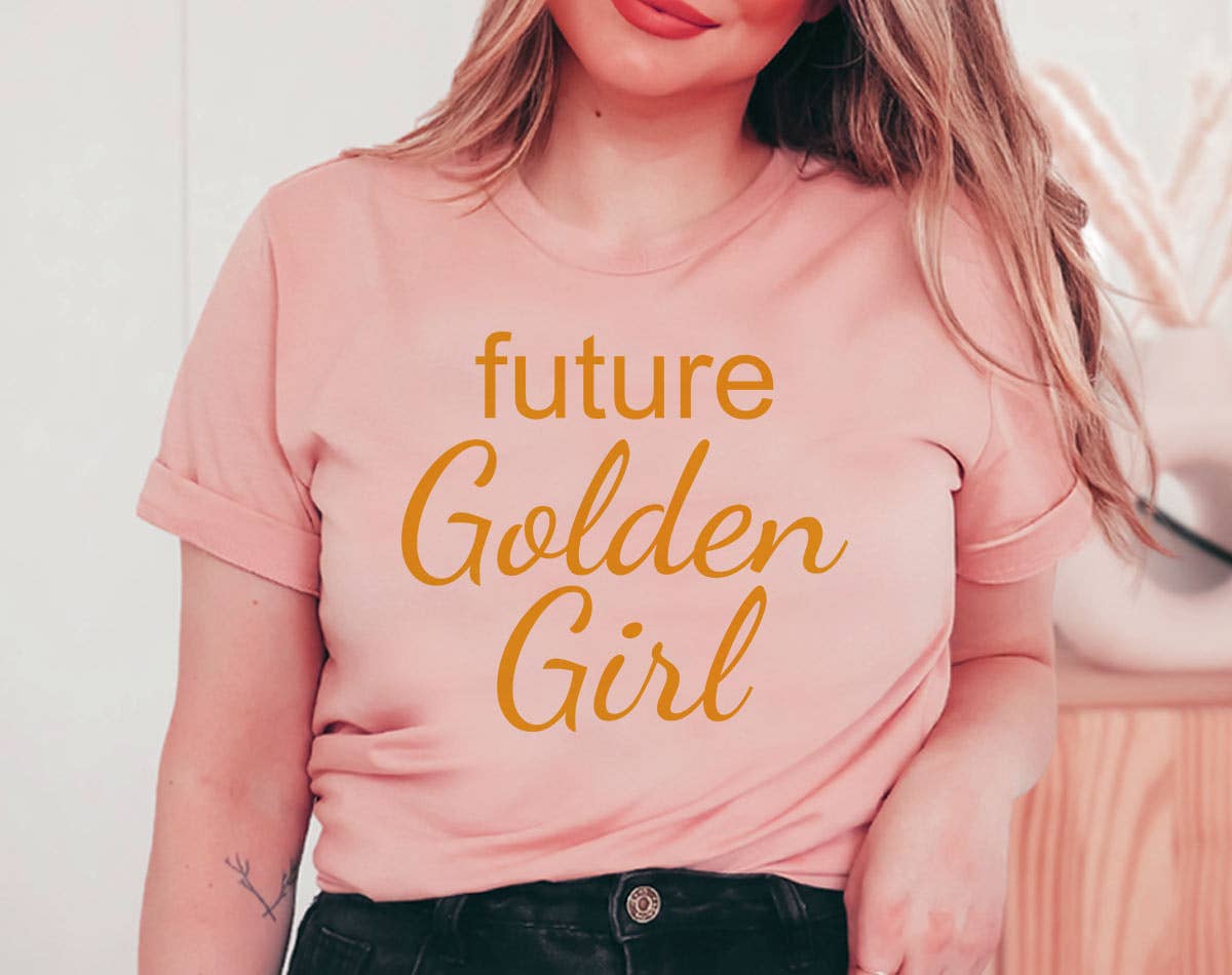 House Of Rodan - Wholesale T-Shirt (Graphic) - Women's - Future Golden Girl - Funny Pop Culture Trendy T-Shirt1