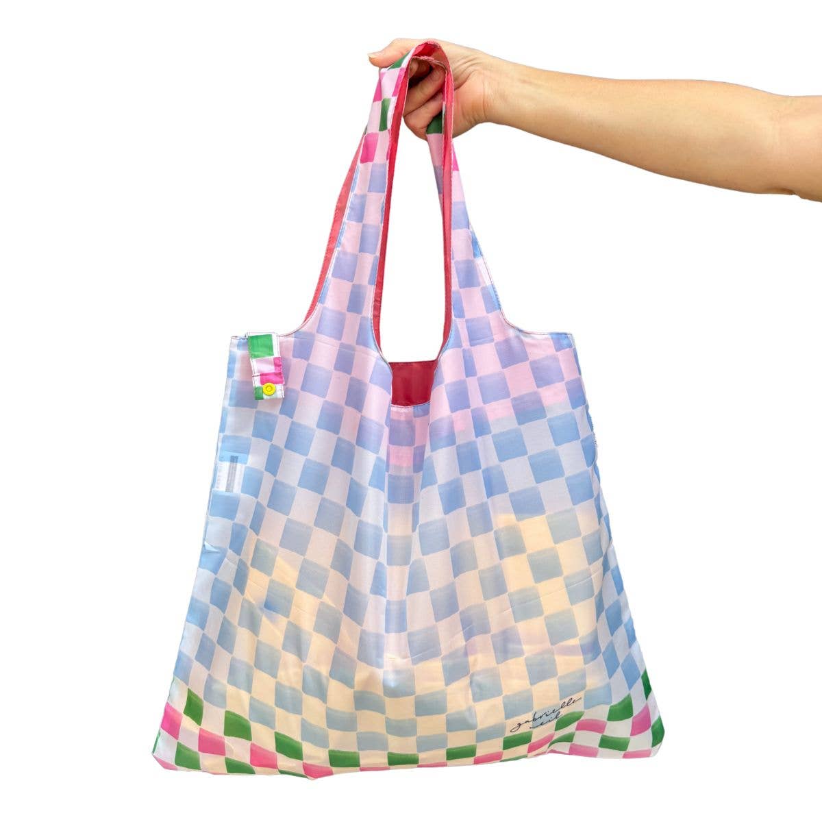 Ruby Olive Pty Ltd - Wholesale Grocery/shopping bag - Check Mate Reusable Shopping Bag4