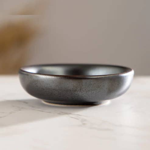 Urban Tokyo - Wholesale Sauce Server - Tetsu Kesho 3.25"Dia x 1"H Round Porcelain Sauce Dish