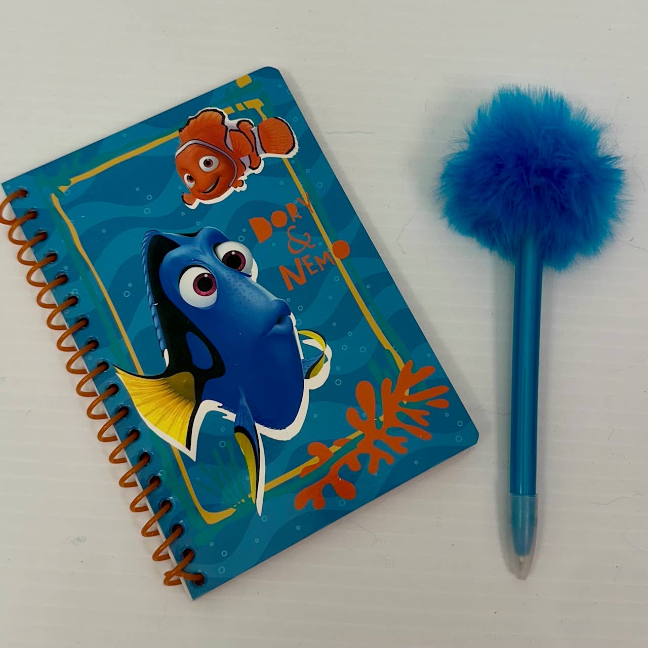 J&B Liquidations - Wholesale Notepad - Disney Pixar Finding Dory Journal with Fuzzy Pen0